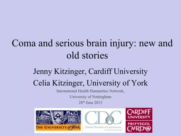 coma and serious brain injury new and old stories