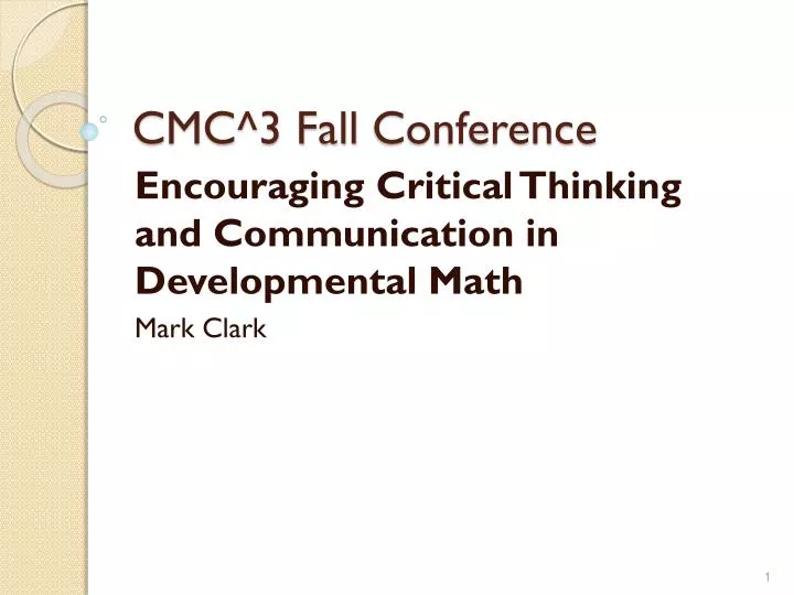 cmc 3 fall conference