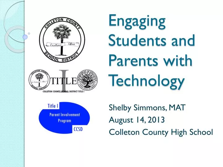 engaging students and parents with technology