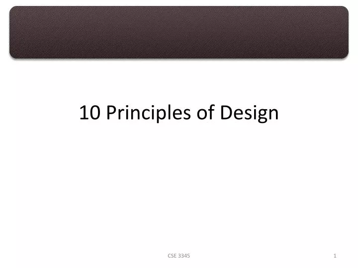 10 principles of design