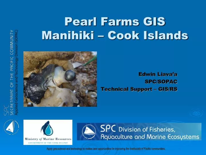 pearl farms gis manihiki cook islands