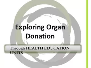 Exploring Organ Donation