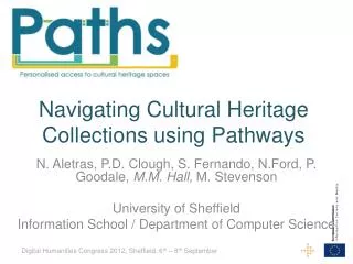 Navigating Cultural Heritage Collections using Pathways
