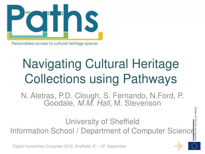 navigating cultural heritage collections using pathways