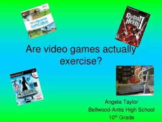 Are video games actually exercise?