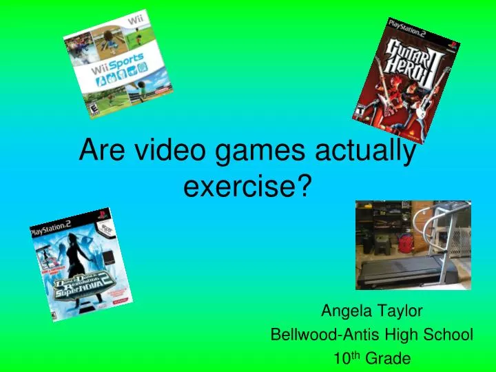 are video games actually exercise