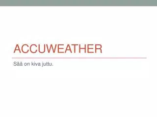 accuweather