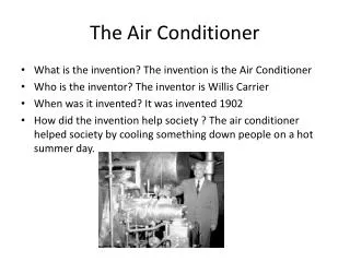 The Air Conditioner