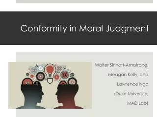 Conformity in Moral Judgment