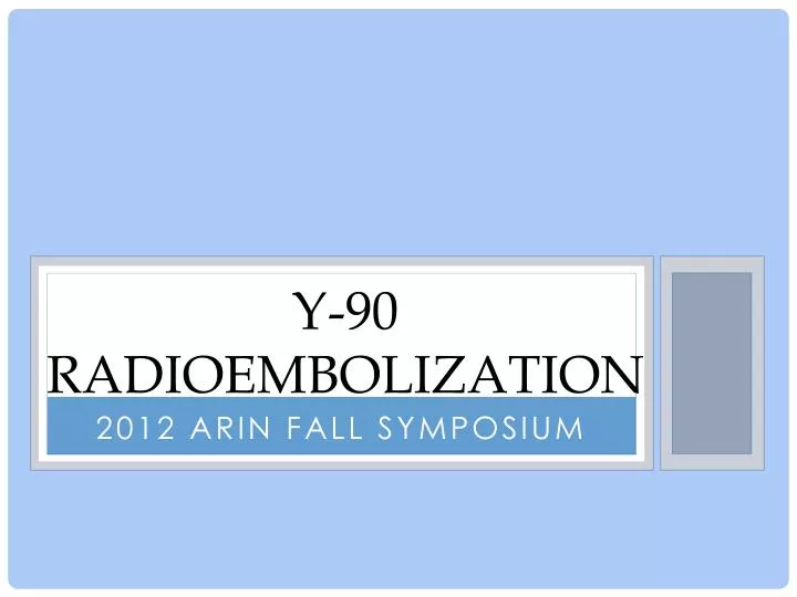 y 90 radioembolization