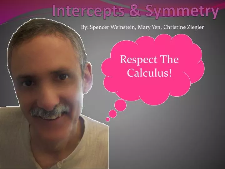 intercepts symmetry
