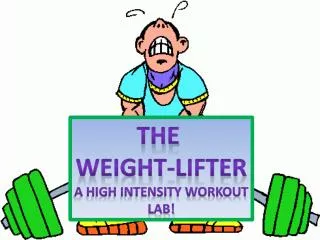The Weight-Lifter A high intensity Workout lab!