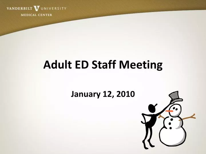 adult ed staff meeting