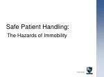 Safe Patient Handling: - slide 1
