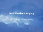 Cold Weather Camping - slide 1