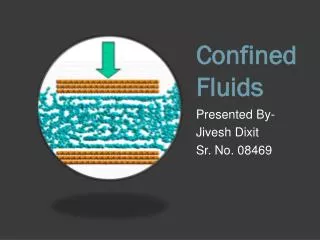 Confined Fluids