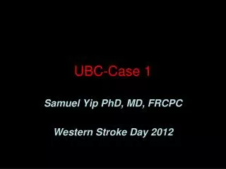 UBC-Case 1