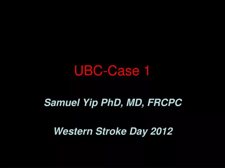 ubc case 1