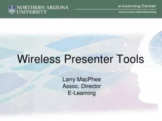 Wireless Presenter Tools