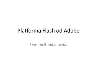 platforma flash od adobe