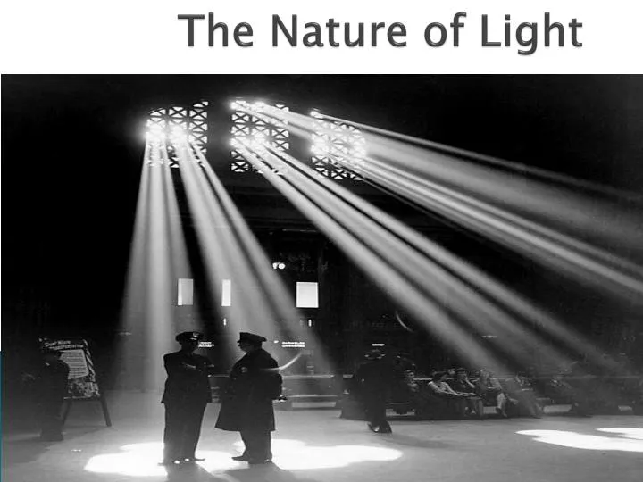 the nature of light