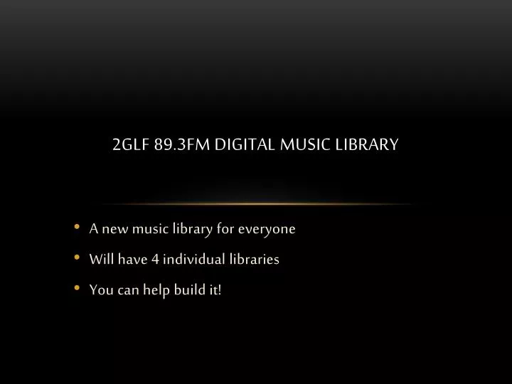 2glf 89 3fm digital music library