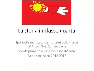 La storia in classe quarta