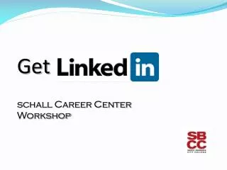 Get schall Career Center Workshop