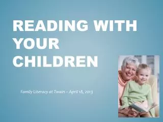 Reading with Your Children