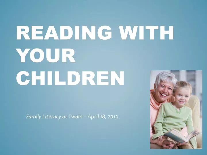 reading with your children