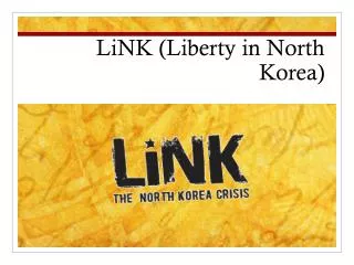 LiNK (Liberty in North Korea)