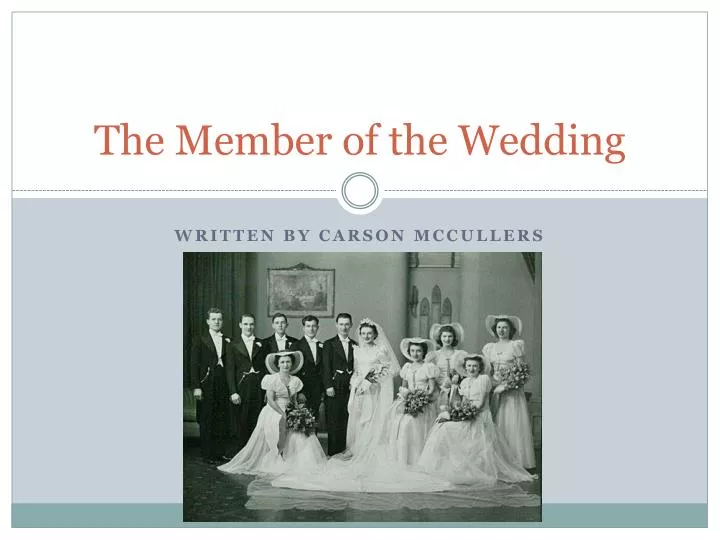 the member of the wedding