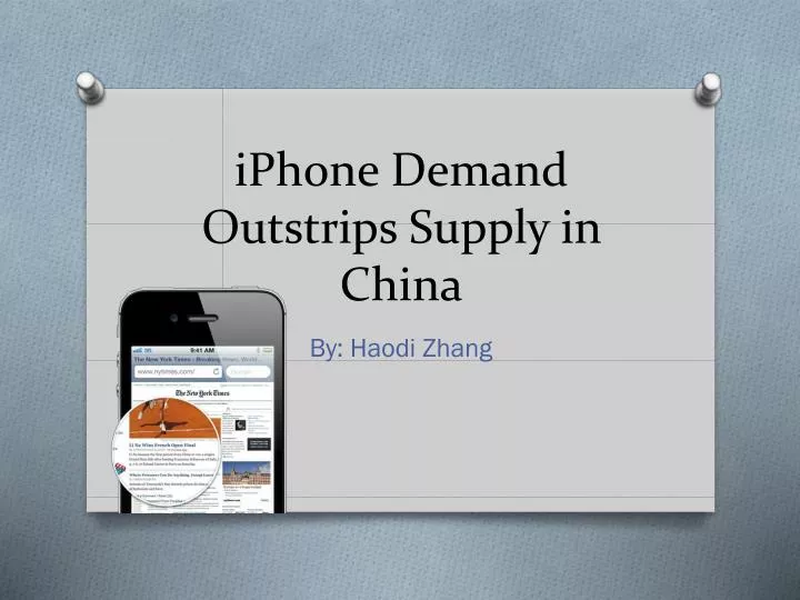 iphone demand outstrips supply in china