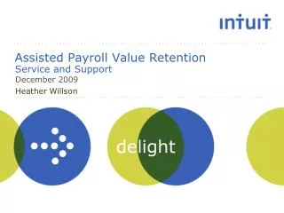 Assisted Payroll Value Retention