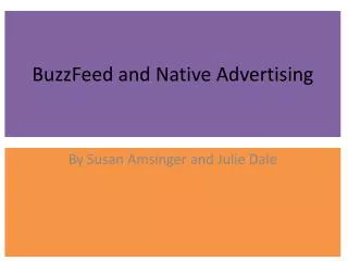 BuzzFeed and Native Advertising