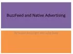 BuzzFeed and Native Advertising