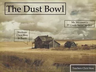 The Dust Bowl