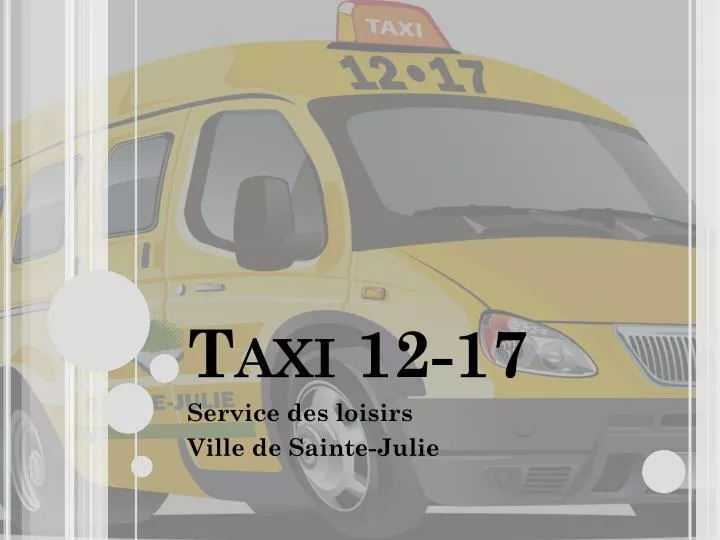 taxi 12 17