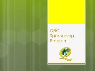 QBC Sponsorship Program