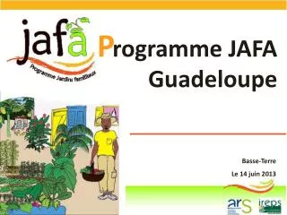 rogramme JAFA Guadeloupe