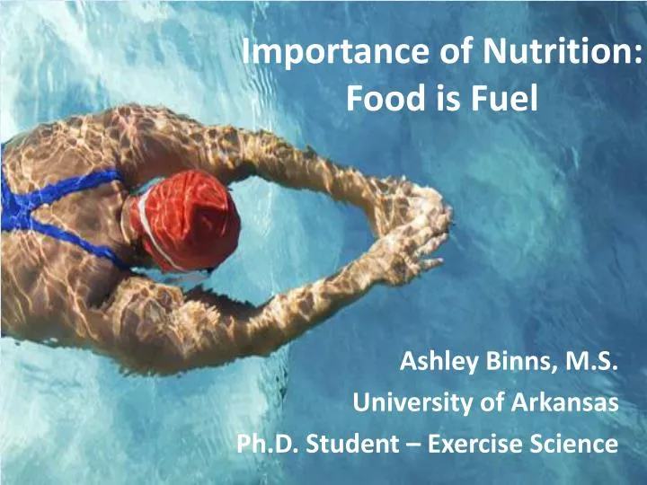 importance of nutrition food is fuel
