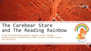 The Carebear Stare and The Reading Rainbow