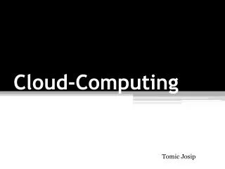 cloud computing