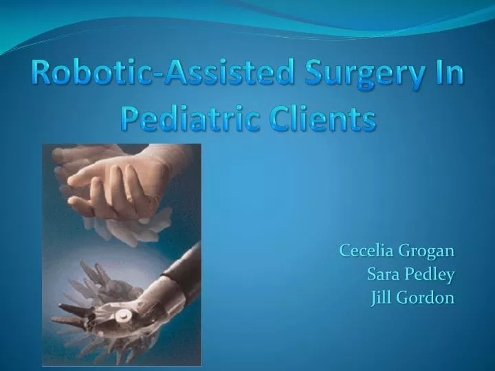 robotic assisted surgery in pediatric clients