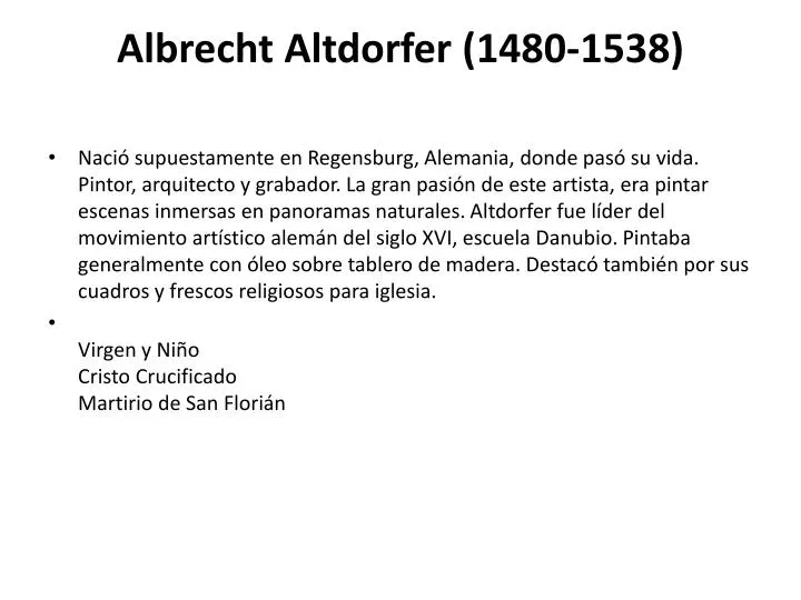 albrecht altdorfer 1480 1538