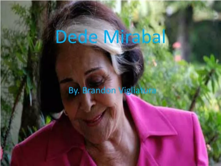 dede mirabal