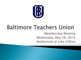 Baltimore Teachers Union