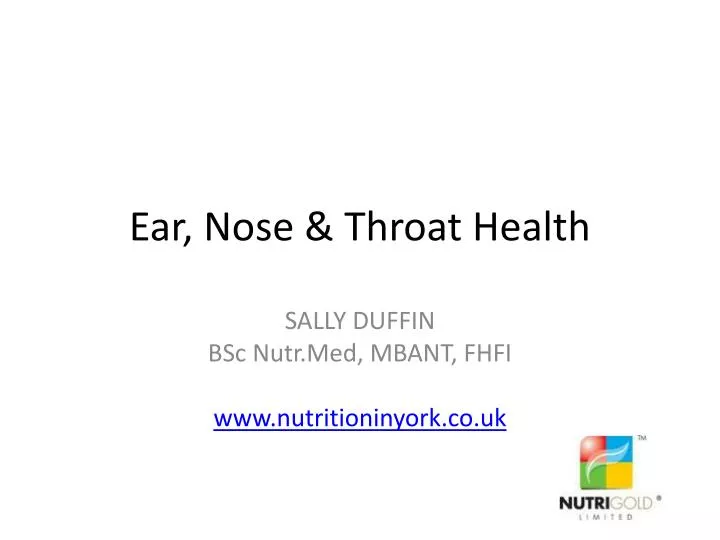ear nose throat health