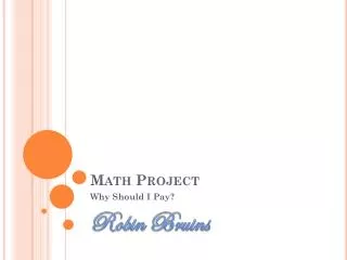Math Project