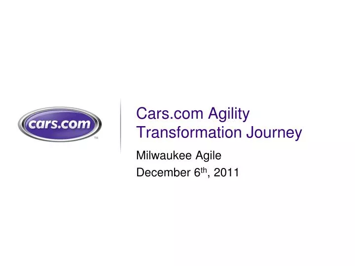 cars com agility transformation journey